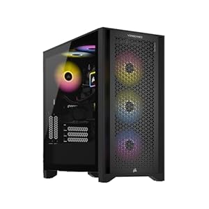 Corsair Vengeance i7500 Series Gaming PC – Liquid Cooled Intel Core i5 14600KF CPU – NVIDIA GeForce RTX 4060 Ti GPU – 32GB Vengeance RGB DDR5 Memory – 1TB M.2 SSD – Black