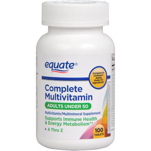 Equate - Complete Multivitamin Multimineral, 100 Tablets