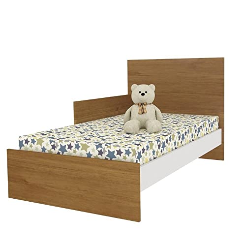 Quarto de Bebê Completo com Berço 3 em 1 Guarda Roupa 3 Portas 2 Gavetas 2 Nichos e Cômoda 3 Gavetas