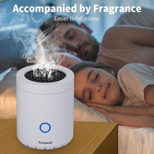 Brûleur d'encens portable blanc mini diffuseur voiture USB C - 7