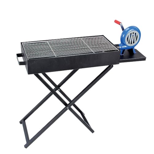 Estufa de barbacoa portátil plegable que soluciona la falta de espacio en camping 4