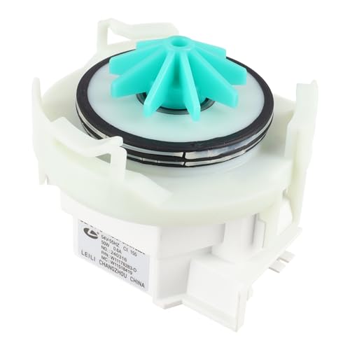 sparefixd Pompe de vidange d'eau 50 Hz pour lave-vaisselle Whirlpool