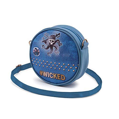 KARACTERMANIA Descendants 3 Bleu Émeraude-Sac à Bandoulière Rond