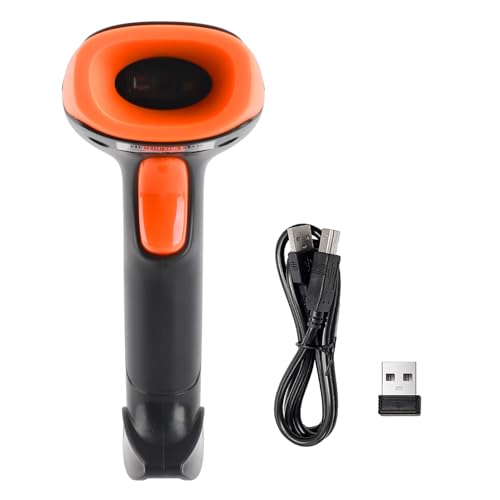 Dioche Lettore di Codici a Barre USB U20 1D/2D Portatile | Sensore di Immagine CMOS | Cablato e Compatibile con, Mac, e | Strumento Efficiente di Gestione dell'inventario (Connessione USB e 2.4G)