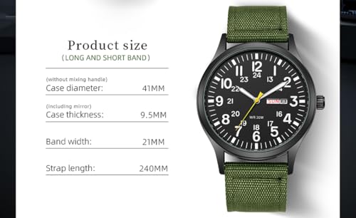 Image of Gosasa Unisex Military Watches Sport Textile Nylon Strap Stylish Men Watch Luminous Fashion Watches Analog Display Quartz Waterproof Casual Wristwatch