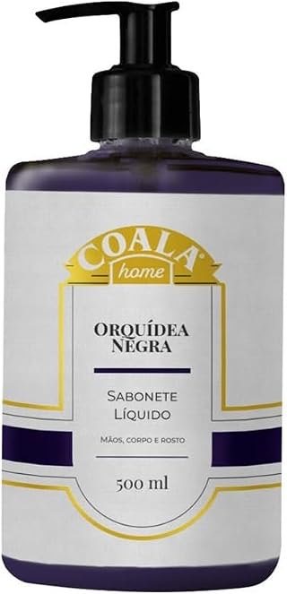 Coala Sabonete Liquido Maos e Corpo Limpa Hidrata Perfuma 500ml Orquidea Negra