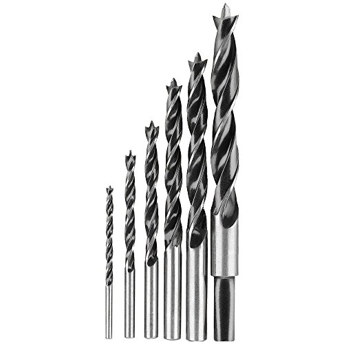 DEWALT Drill Bit Set, Brad Point, 6-Piece (DW1720)
