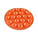 Mata na talerze dla niemowląt, łatwa w użyciu magiczna mata ssąca do antypoślizgowej podkładki na sztućce na talerze(Bright Orange, 12)