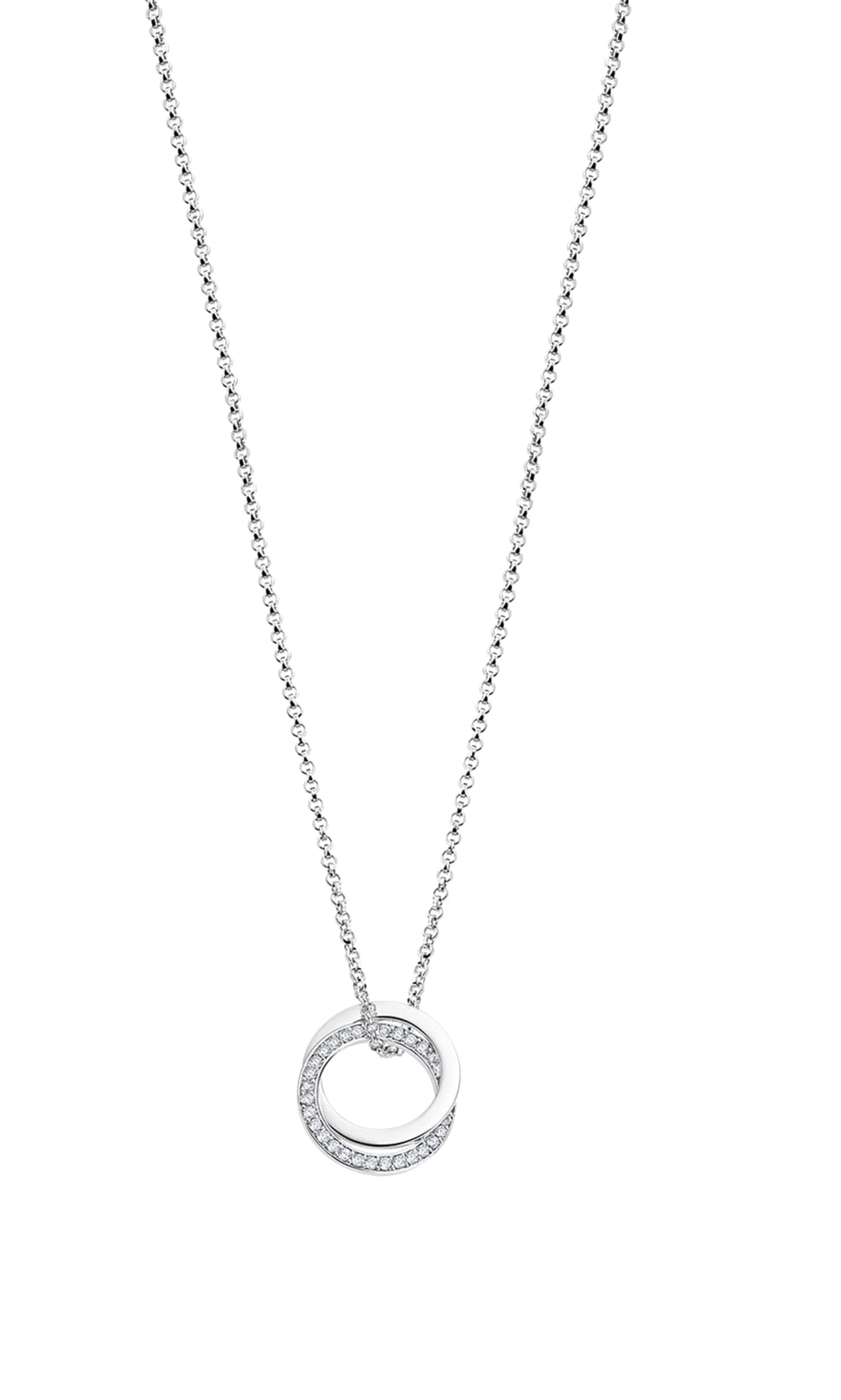 LOTUS SILVER Collar LP1990-1/1 Moments Plata Geométrico 42.00 mm Mujer