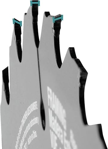 Miniatura 6 de Makita B-61656-3 hoja de sierra circular de 7-14" con punta de carburo de 24 dientes de máxima eficiencia, para enmarcado, paquete de 3