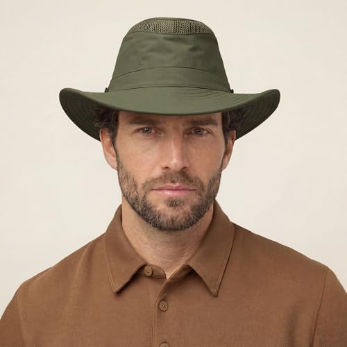 Image of Tilley LTM6 Airflo Sun Hat, Thyme Green, 7 7 /8