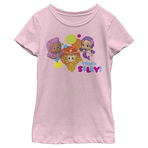 Nickelodeon Bubble Guppies That's Silly Girls Short Sleeve Tee Shirt