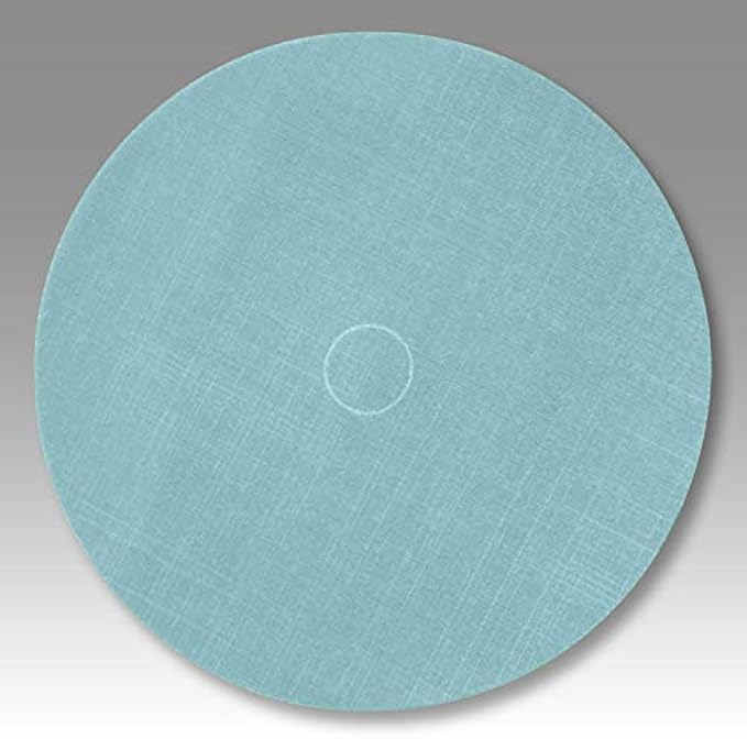 Cubitron II 3M Trizact Hookit Film Disc 268XA, A10, Blue, 5 in x NH, Die 500X