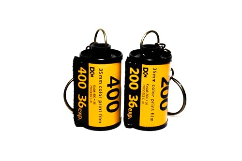 Handmade Film Canister Key Chains (Yellow)