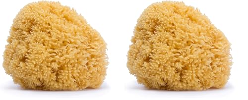 Suavinex - Esponja Natural del Mar para bebé. tamaño grande. Esponja de bebé 100% Natural (Paquete de 2)