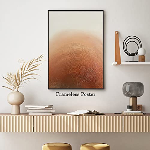Orange Boho Canvas Wall Art Abstract Orange Painting Canvas Orange Minimalist Boho Wall Art Neutral Abstract Poster Prints For Living Room Bedroom Wall Decor Orange Mid Century Art 16X24Inch No Frame #TOP6