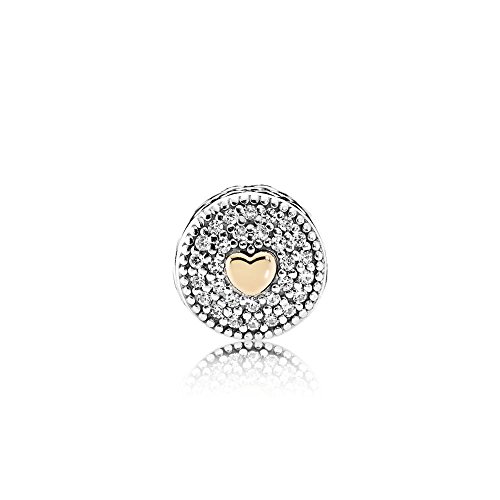Pandora Abalorios Mujer plata de ley charm brillante 796085CZ abalorio para pulsera personalizable