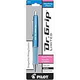 PILOT Dr. Grip Limited Refillable & Retractable Gel Ink Rolling Ball Pen, Fine Point, Assorted Barrel, Black Ink, Single Pen, Color May Vary (36274)