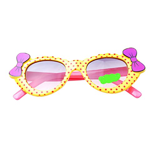 gazechimp Bebê Bonito Crianças óculos De Sol Meninas Bolinhas De Vidro Crianças Eyewear Uv400 - Amar