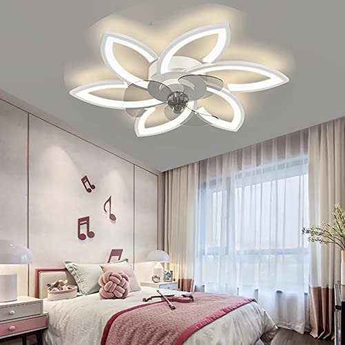 Ventilateur de plafond avec lampe et télécommande pour rafraîchir le salon et la salle à manger