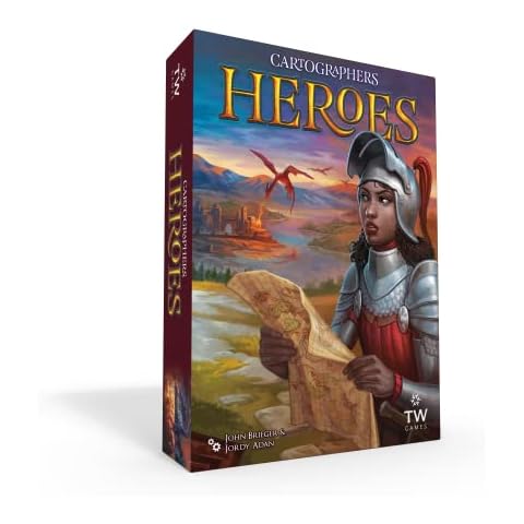 Thunderworks Games Cartographers Heroes Board Game Cover