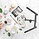 Einstellbarer Fotokopierständer mit Handy Klammer, Overhead Halterung, Tischständer Video Table Ständer für Live Streaming, Online Video, Food Crafting Demo Zeichnen Aufzeichnungen