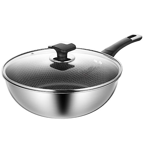 Wok de Acero al Carbono con Base Plana miniatura 1