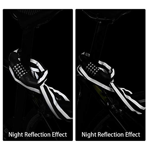 Andoer Fechadura de corrente de bicicleta 5 Trava de bicicleta digital com senha Segurança Anti-roub