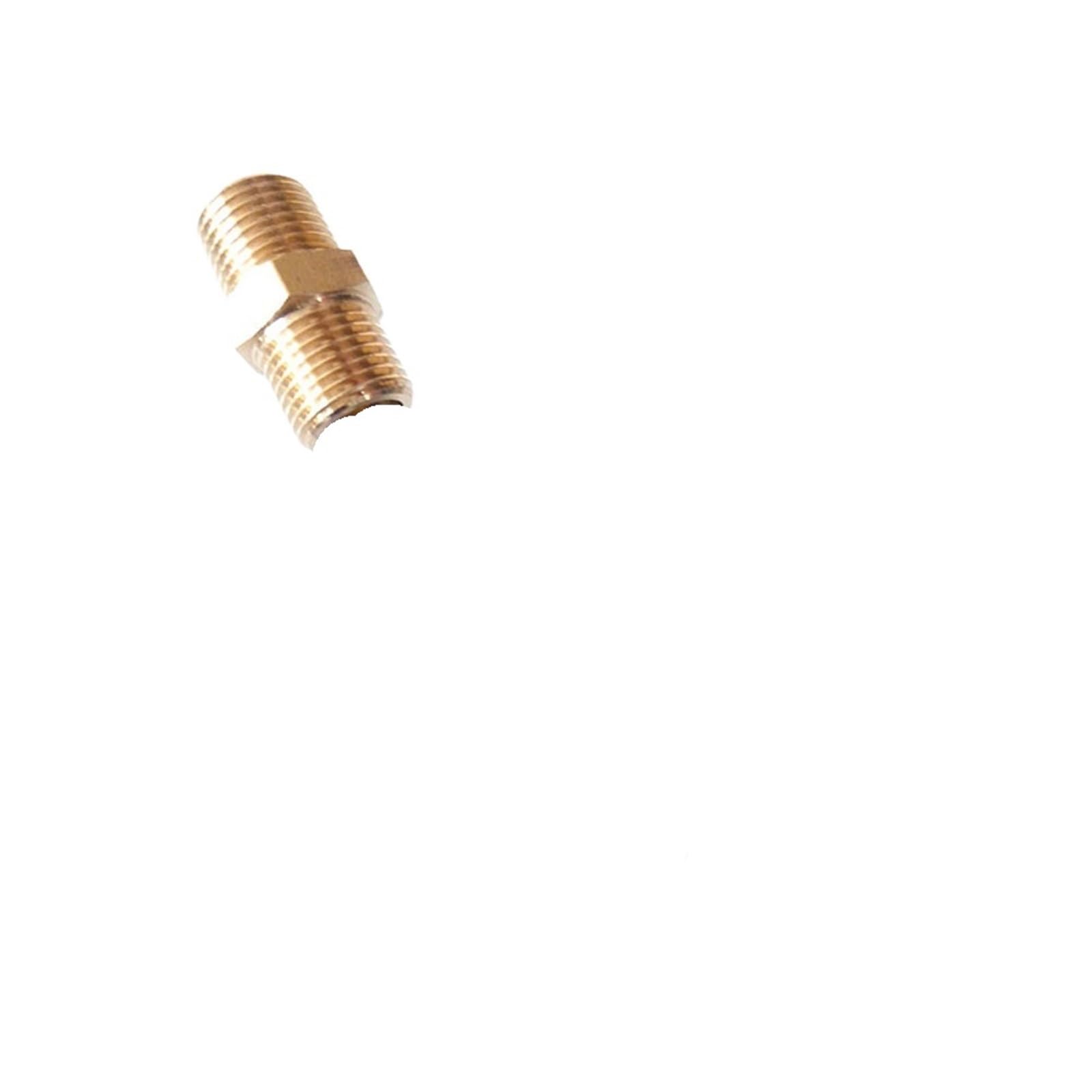 Produktbild von 3x Messing Sechskantnippel 1/2″ X 1/2″ – 60 Mm, Außengewinde, Für Wasser, Luft, Öl & Gas