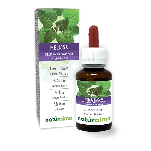 Melisa o Toronjil (Melissa officinalis) hojas Tintura Madre sin alcohol Naturalma - Extracto líquido gotas 60 ml - Complemento alimenticio - Vegano
