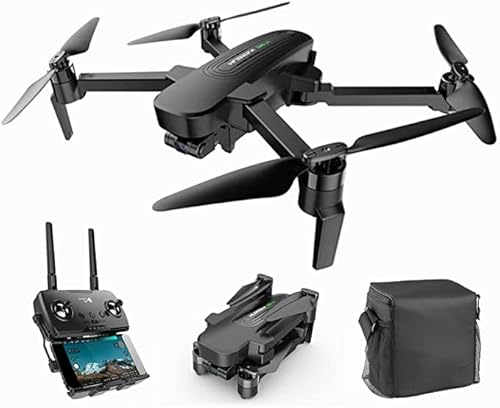 GPS Quadcopter de Control Remoto de Drones de fotografía aérea para Exteriores, FPV RC Quadcopter de Control Remoto de Drones de fotografía aérea para Exteriores con cámara 4K HD, cámara de Gran