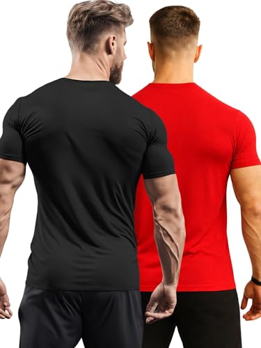 Image of 3Colours RGB Active Fit Men's Sports T-Shirt - Lightweight Quick Dry Polyester Gym & Running Wear-Shake