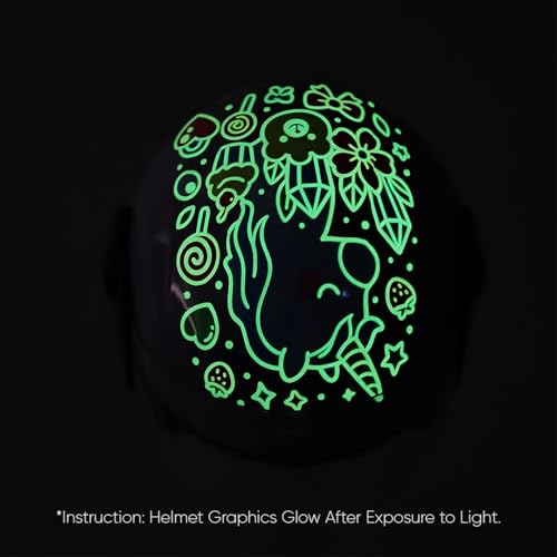 Image of TVS Moto Jr. Kids Helmet |Fun Glow in The Dark Graphics | Lightweight ISI Certified ABS Shell| Removable Cheek Pads | Ideal for Cycle Scooter Daily Ride Comfort & Protection
