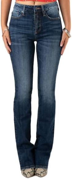 Dark Wash High Rise Bootcut Jean Size 30 Blue