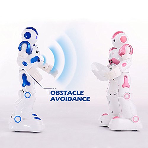 BTG R2 Cady-Wida Cady-WINI Intelligent Gesture Sensor Control RC Robot for Entertainment - Walks in All Direction, Slides, Turns Around, Dances - Toy for Boys/Girls RED
