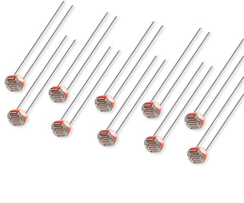 UMTMedia® 10 x GL5528 Light Dependent Resistors (LDR's) Photoresistors For Arduino Raspberry