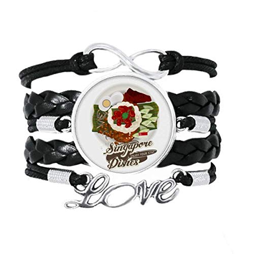 Bracelet Amour en cuir tradition de Singapour DIYthinker