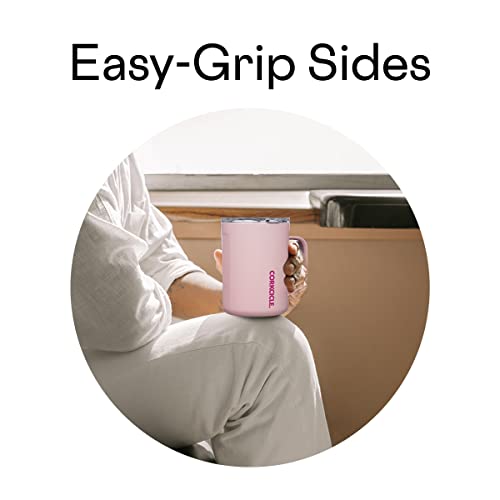 Corkcicle Triple Insulated Coffee Mug With Lid, Stainless Steel Camping Tumbler With Handle, Hot For 3+ Hours, Bpa Free, Cotton Candy, 16 Oz #TOP3