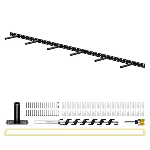 1 Pack Large Shelf Brackets Long Floating Shelf Bracket Invisible Floating Shelf Hardware Heavy Duty Floating Mantel Brackets(70