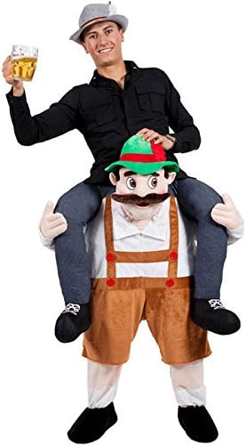 YIAN Carry Me Baby Rider Adult Costumes Riding on Shoulder Best Costume Perfect for Party Festival Halloween Christmas - One Size (Suit 165CM to 190CM)