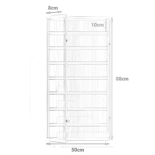 Woo gabloty 3, 4, 5, 6, 7, 8 poziomów, kolekcjonerskie, montowane na ścianie, z zabawkami, do przechowywania w domu, do salonu, sypialni, biura, witryny.