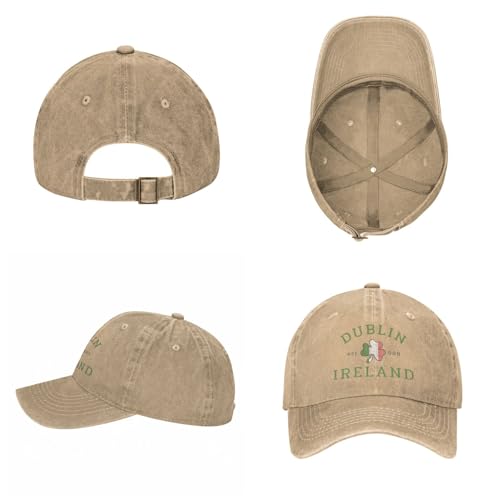 Gorra de Béisbol Ajustable Shamrock And Roll Skeleton Unisex miniatura 6