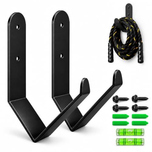 2 PCS Exercise Rope Storage Rack