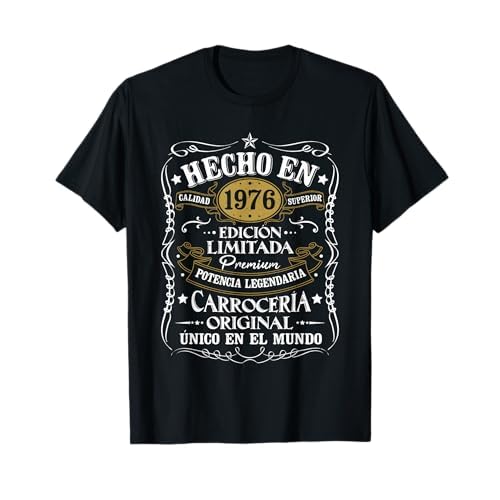 48 Cumpleaños 48 Años Hombre Hecho en 1976 Vintage Regalo Camiseta