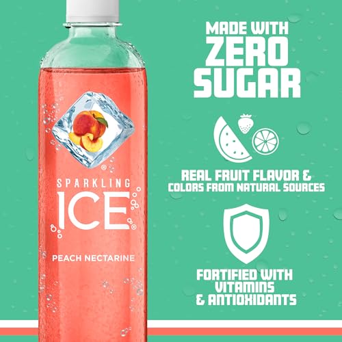 Image of Sparkling Ice Peach Nectarine, 17 oz (Pack of 2)