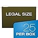 Pendaflex Recycled Hanging Folders, Legal Size, Standard Green, 1/5 Cut, 25/BX (81622)