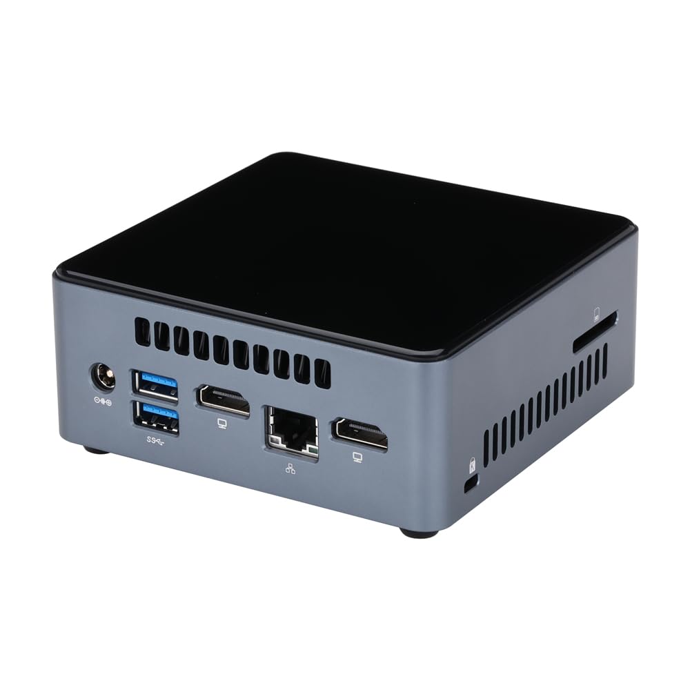 Micro Firewall Appliance/Mini PC, 2 x DDR4 /J5005 4-rdzeniowy procesor, mini komputer 16G RAM 256G SSD, komputer stacjonarny 4K 2HD, USB3.0, WiFi/Win10/Linux, karta Realtek Gigabit Ethernet do