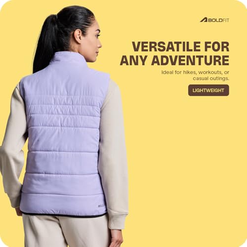 Image of Boldfit Sleeveless Jacket For Women Puffer Jacket For Women Winter Wear Winter Jacket High Neck Jackets For Women Insulated Winter Jacket For Women Monsoon Winter Wear For Women Jacket