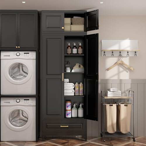 Image of SteeLoong 90 inch Metal Storage Cabinet with Doors and 3 Adjustable Shelves