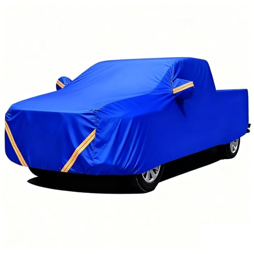 Bâche protectrice robuste anti-neige et coupe-vent pour grand pick-up avec zip